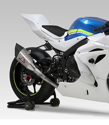 Yoshimura R-11SqR Full System Stainless with Titanium Headers for Suzuki GSX-R 1000 (17-19) 150-50a-a15g2