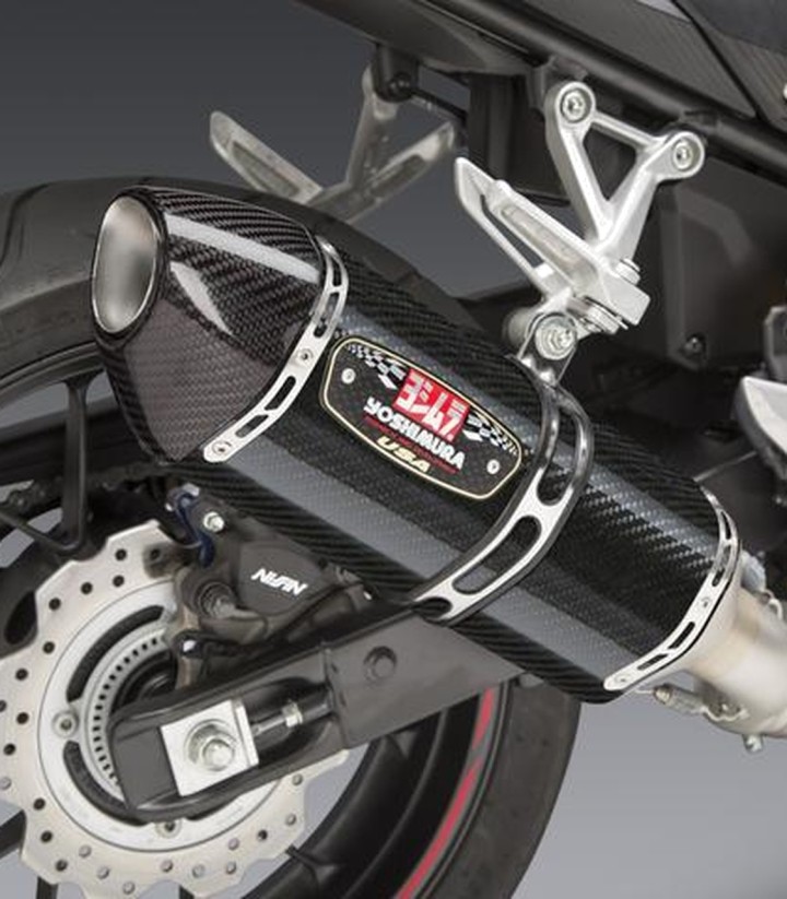 Yoshimura R-77 Exhaust Carbon for Honda CBR 500 R (16-23) 12553b0220