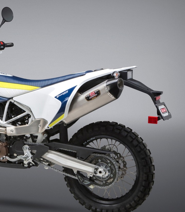 Yoshimura R-77 Exhaust Stainless with Carbon End Cap for several Husqvarna and KTM models 19701bd520
