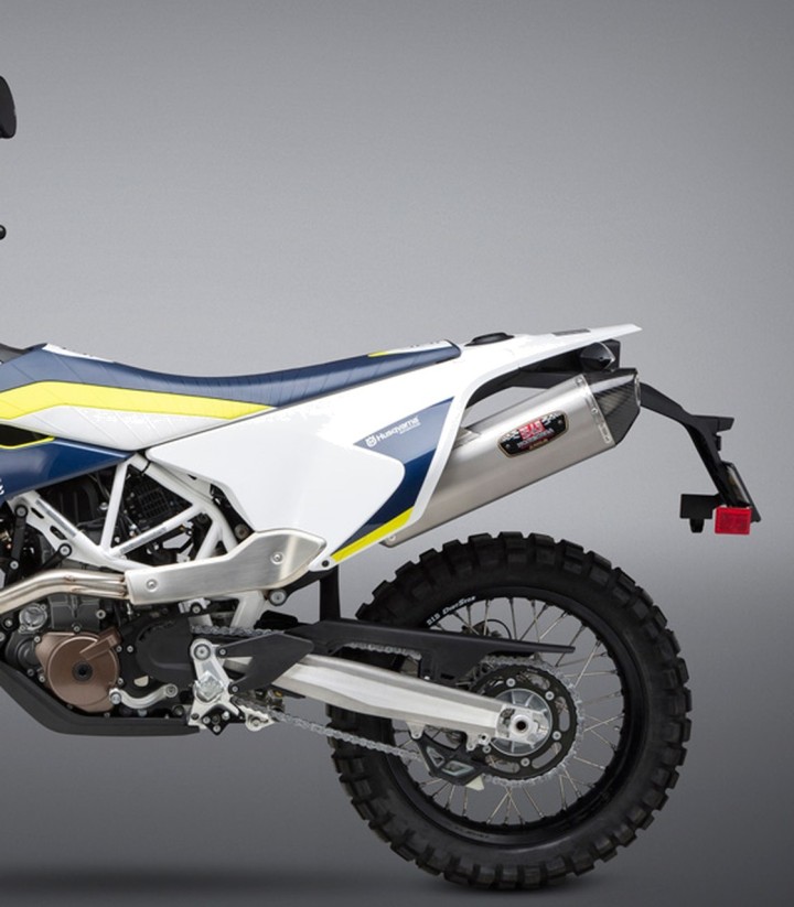 Yoshimura R-77 Exhaust Stainless with Carbon End Cap for several Husqvarna and KTM models 19701bd520