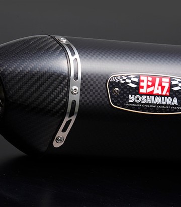 Yoshimura R-77S JMCA Full System Metal Magic with Carbon End Cap for several Suzuki models 110a-12c-5120