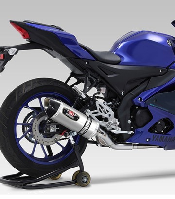 Yoshimura R-77S JMCA Full System Stainless with Carbon End Cap for several Yamaha models 110a-36a-5150