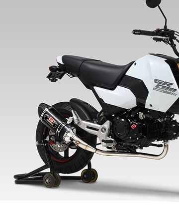 Yoshimura R-77S JMCA Full System Metal Magic with Carbon End Cap for Honda MSX 125 Grom (21-24) 110a-40k-5120