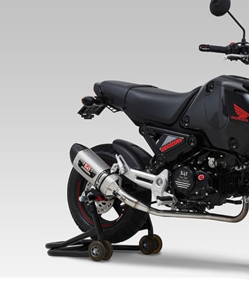 Yoshimura R-77S JMCA Full System Satin Stainless with Carbon End Cap for Honda MSX 125 Grom (21-24) 110a-40k-5130