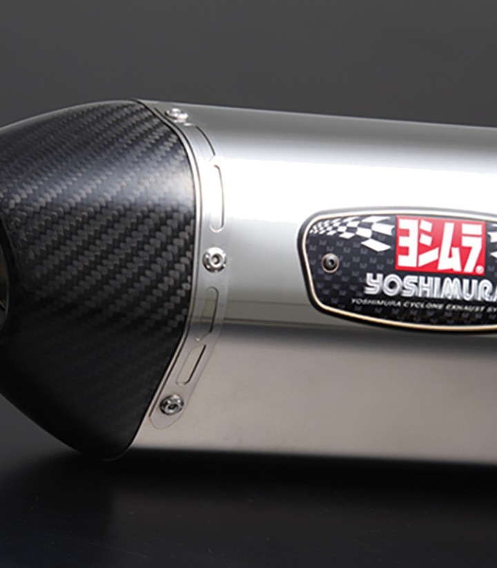 Yoshimura R-77S JMCA Full System Stainless with Carbon End Cap for Suzuki GSX-R 125 (18-23) 110a-525-5150