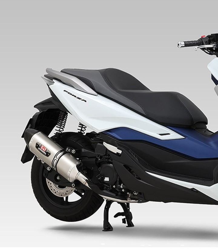 Yoshimura Sports R-77J Full System Satin Stainless with Carbon End Cap for several Honda models 180a-45f-5130