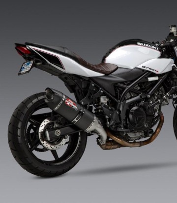 Yoshimura AT2 Exhaust Carbon for Suzuki SV 650 (17-26) 11670bm222
