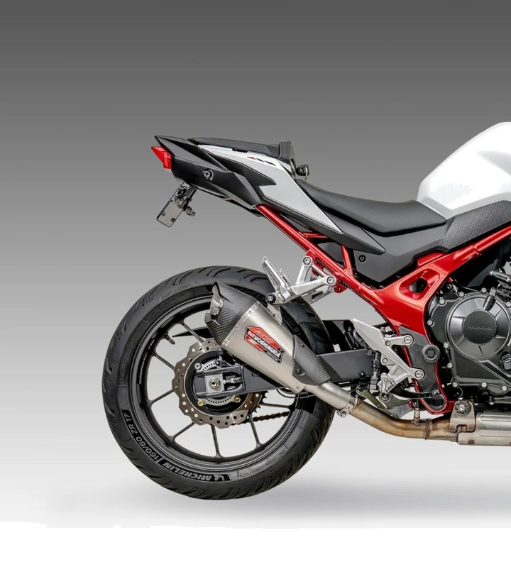 Yoshimura AT2 Exhaust Stainless with Carbon End Cap for Honda CB 750 F Hornet (23-26) 12760bp520