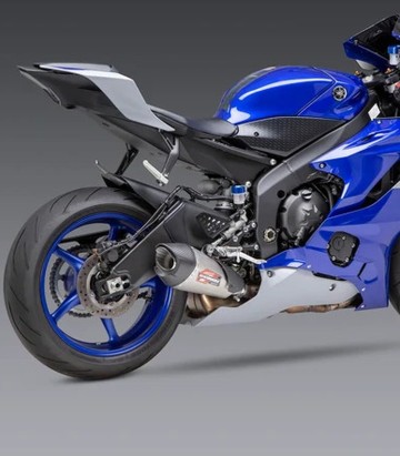 Escape Yoshimura AT2 Acero con punta de carbono para Yamaha YZF R6 (06-20) 13630bp521