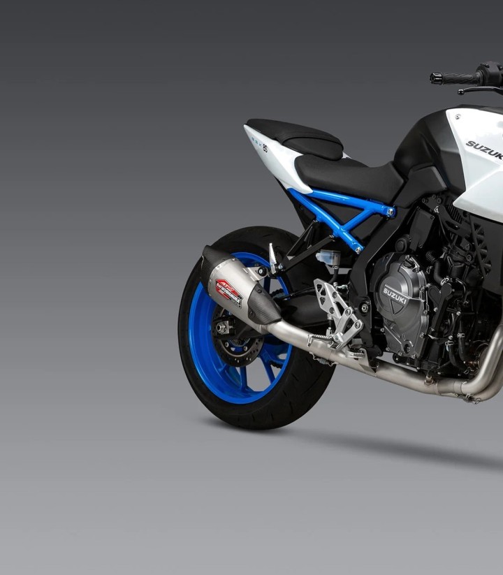 Yoshimura AT2 SS Full System Stainless with Carbon End Cap for Suzuki GSX-8R (23-24), GSX-8S (23-24) 11720ap520