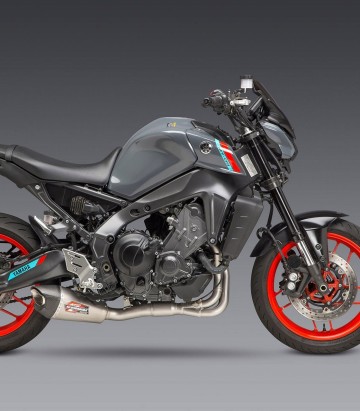 Yoshimura AT2 SS Full System Stainless with Carbon End Cap for Yamaha MT 09 (21-24), XSR 900 (22-24) 13992ap521