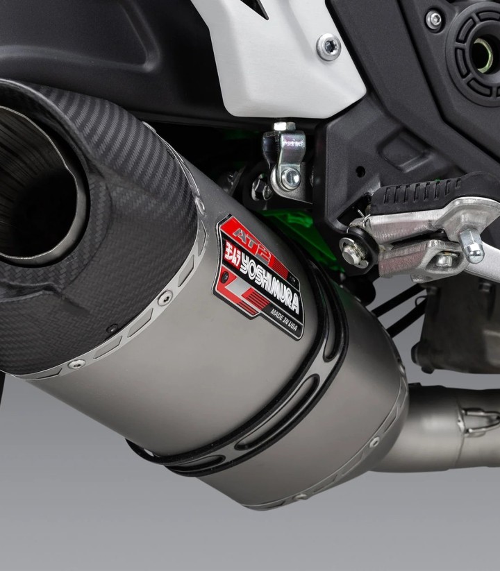 Escape completo Yoshimura AT2 SS Aço com ponteira de carbono para Kawasaki Ninja 650 (17-24), Z 650 (17-24) 14651am521