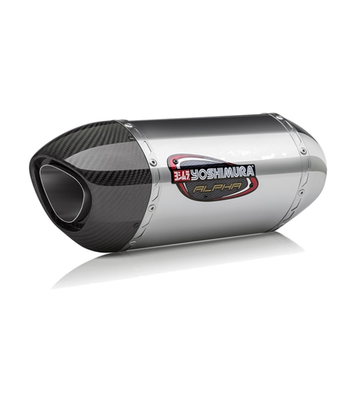 Escape Yoshimura Alpha Acero con punta de carbono para Suzuki GSX-R 600 (11-19), GSX-R 750 (11-19) 11600em520
