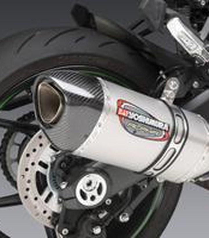 Yoshimura Alpha Exhaust Stainless with Carbon End Cap for Kawasaki Ninja 1000/1100 SX (20-26) 14161bp520