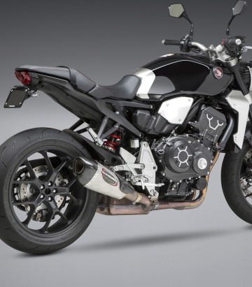 Escape Yoshimura Alpha T Acero con punta de carbono para Honda CB 1000 R (18-19) 12101bp520