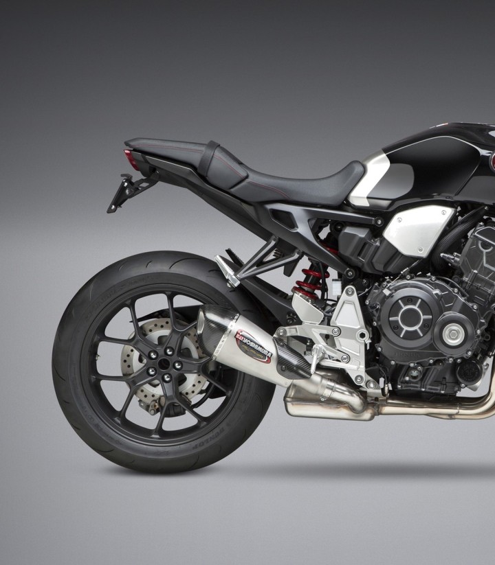 Escape Yoshimura Alpha T Acero con punta de carbono para Honda CB 1000 R (18-19) 12101bp520
