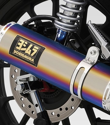 Auspuff Yoshimura GP-Magnum Blaues Titan für Honda GB 350 (21-23) 110-47g-5u81b
