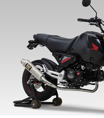 Scarico completo Yoshimura GP-Magnum Acciaio satinato per Honda MSX 125 Grom (21-24) 110a-40k-5u30