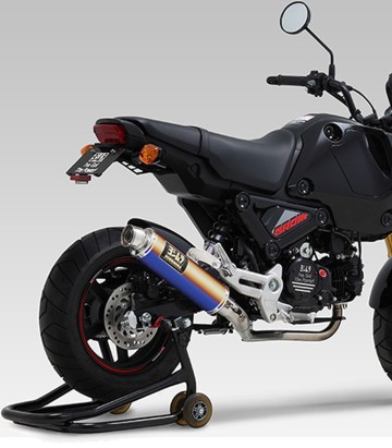 Yoshimura GP-Magnum Full System Blue Titanium for Honda MSX 125 Grom (21-24) 110a-40k-5u80b