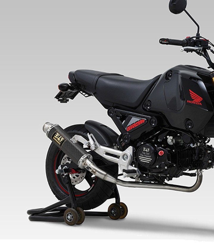 Compleet uitlaatsysteem Yoshimura GP-Magnum Carbon voor Honda MSX 125 Grom (21-24) 110a-40k-5u90