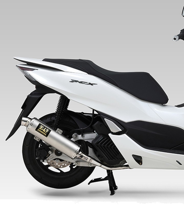Komplettauspuffanlage Yoshimura GP-Magnum Satinierter Stahl für Honda PCX 125 (23) 110a-49f-5u30