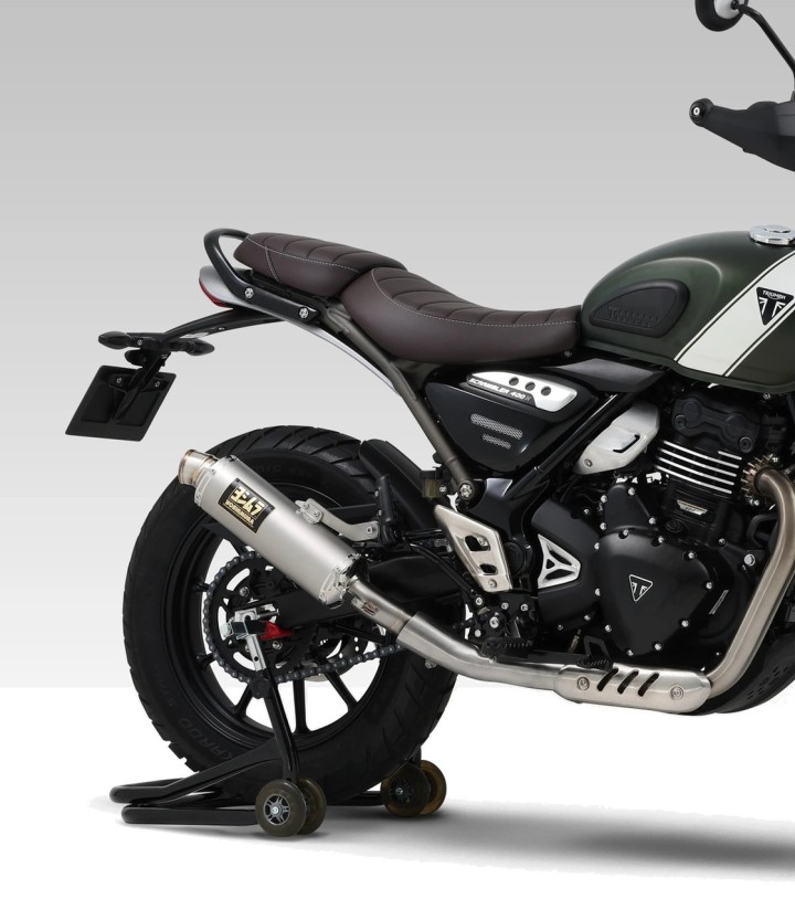 Échappement Yoshimura GP-Magnum Acier pour Triumph Scrambler 400 X (24-25), Speed 400 (24-25) 110a-674-5u50