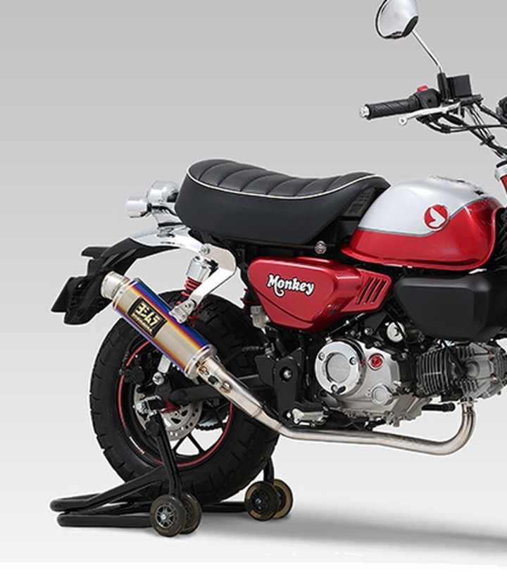 Escape completo Yoshimura GP-Magnum Type-Down Titanio azul para Honda Z 125 MA Monkey (24-25) 110a-44f-5u82b