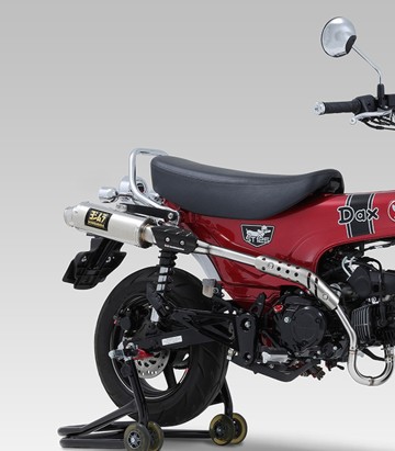 Escape completo Yoshimura GP-Magnum Type-Up Aço acetinado para Honda ST 125 Dax (23) 110a-45h-5u30