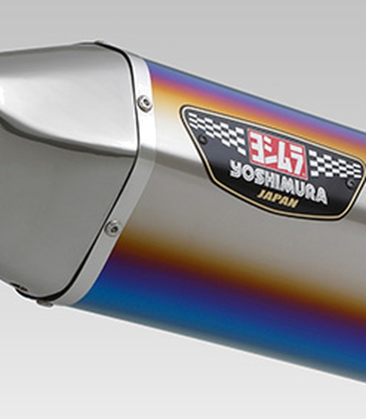 Ligne d’échappement complète Yoshimura Hepta Force Titane bleu avec embout en acier pour Suzuki GSX 1300 R Hayabusa (21-25) 110-