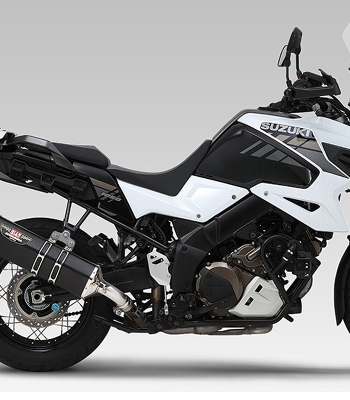 Zugelassener Auspuff Yoshimura Hepta Force Metal Magic mit Carbon-Endkappe für Suzuki DL 1000/1050 V Strom (17-23) 1f0-195-l02g1