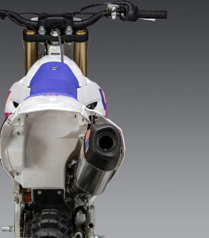 Komplettauspuffanlage Yoshimura RS-10 Aluminium mit Carbon-Endkappe für Yamaha YZ 250 F (24-26) 231030s320