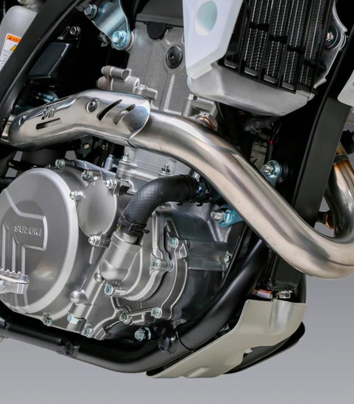 Scarico completo Yoshimura RS-12 Acciaio con fondello in carbonio per Suzuki DR-Z4 (25-26) 116610s521