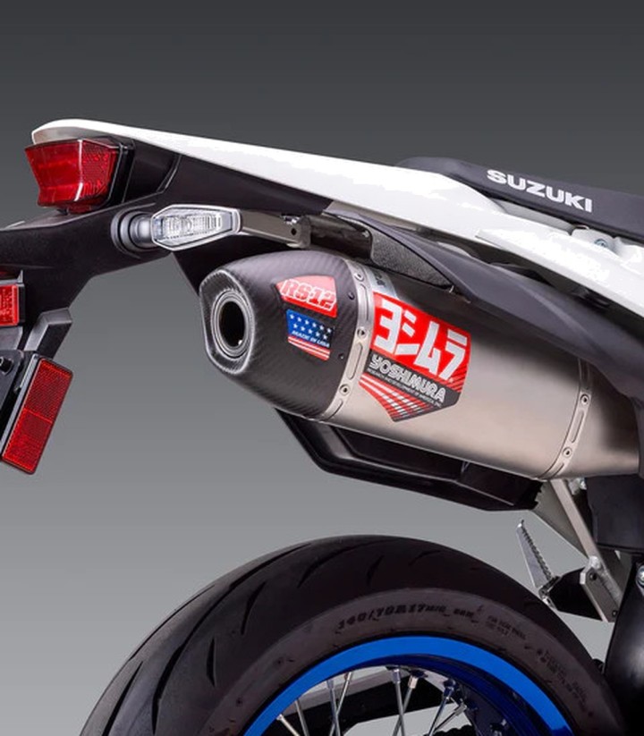 Escape completo Yoshimura RS-12 Acero con punta de carbono para Suzuki DR-Z4 (25-26) 116610s521