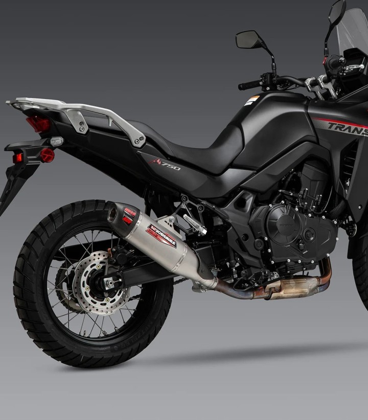 Uitlaat Yoshimura RS-12 Staal met carbon eindkap voor Honda XL 750 Transalp (23-26) 12755bs520