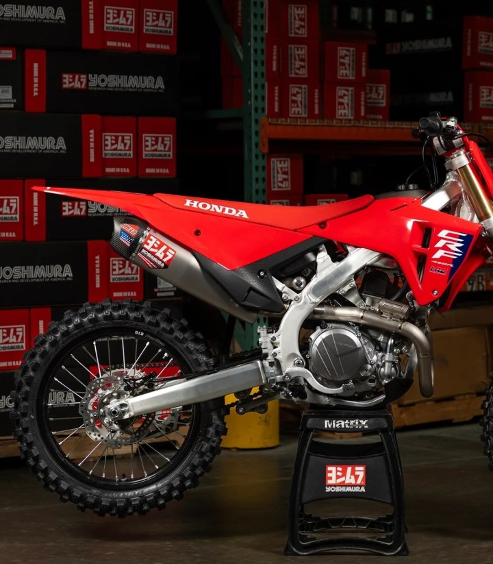 Yoshimura RS-12 Full System Titanium for Honda CRF 450 R/RX (25-26) 225861s720