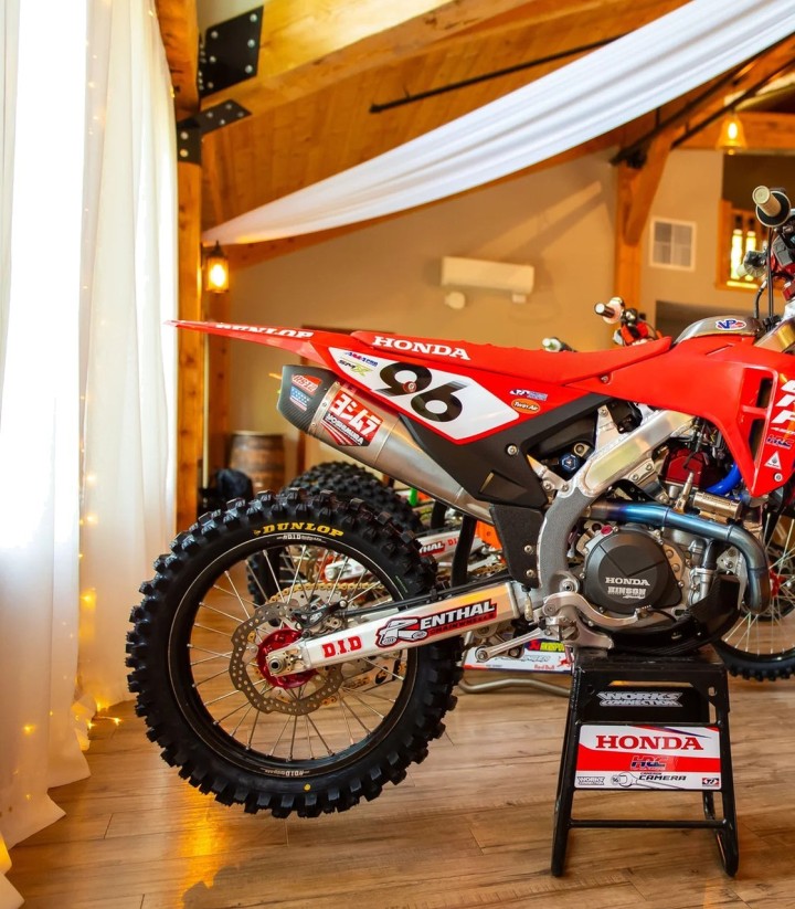 Scarico completo Yoshimura RS-12 Titanio per Honda CRF 450 R/RX (25-26) 225861s720