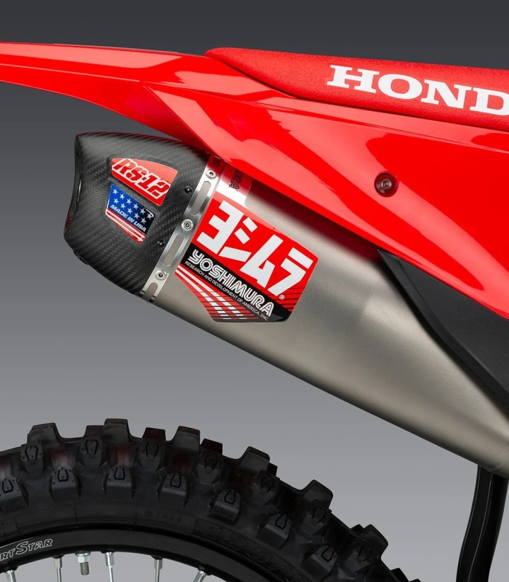 Scarico completo Yoshimura RS-12 Titanio per Honda CRF 450 R/RX (25-26) 225861s720