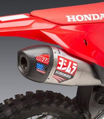 Escape Yoshimura RS-12 Acero con punta de carbono para Honda CRF 250 R/RX (22-24) 228452s320