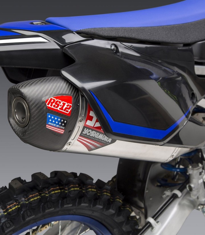 Yoshimura RS-12 Exhaust Aluminium with Carbon End Cap for Yamaha YZ 450 F (20-22) 234830s320