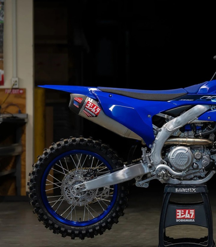Uitlaat Yoshimura RS-12 Aluminium met carbon eindkap voor Yamaha YZ 450 F (23-25) 234840s320