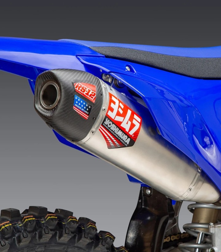 Auspuff Yoshimura RS-12 Aluminium mit Carbon-Endkappe für Yamaha YZ 450 F (23-25) 234840s320