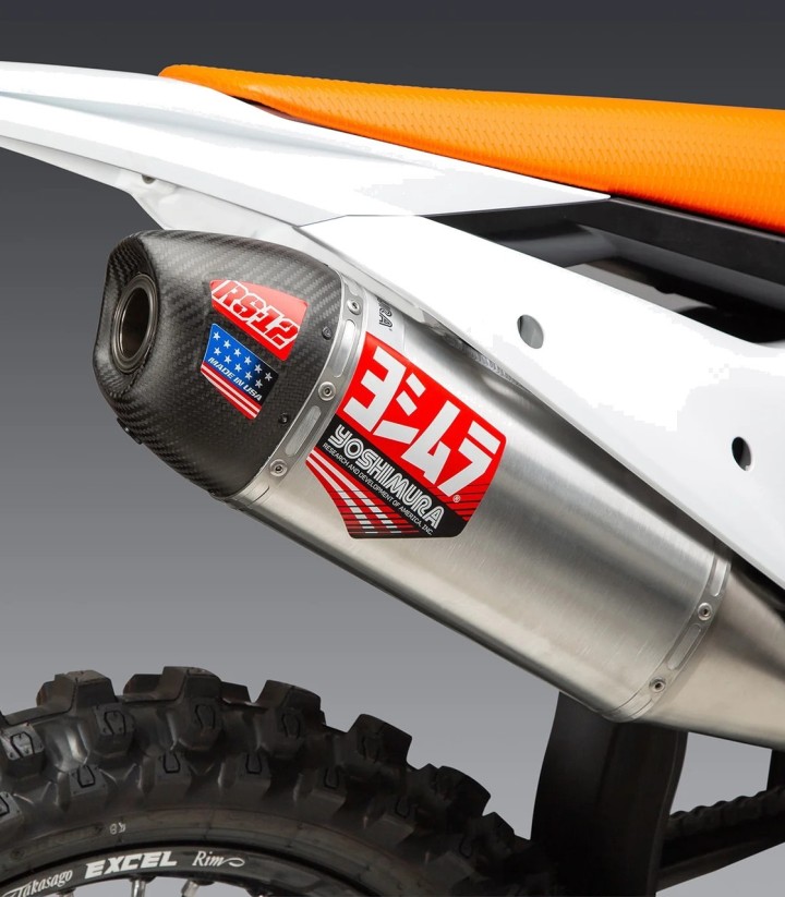 Escape Yoshimura RS-12 Aluminio con punta de carbono para varios modelos de Husqvarna y KTM 262542s320
