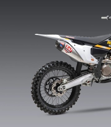 Scarico completo Yoshimura RS-12 Alluminio con fondello in carbonio per Husqvarna FC 450 (22-24), KTM SX-F 450 (22-24) 264630s32