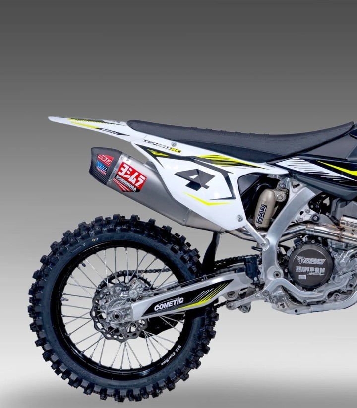 Scarico completo Yoshimura RS-12 Alluminio per Triumph TF 450 (25-26) 274500s320