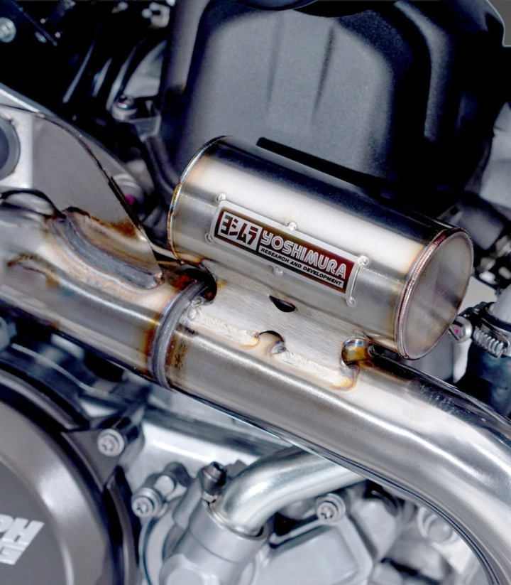 Ligne d'échappement complète Yoshimura RS-12 Aluminium pour Triumph TF 450 (25-26) 274500s320