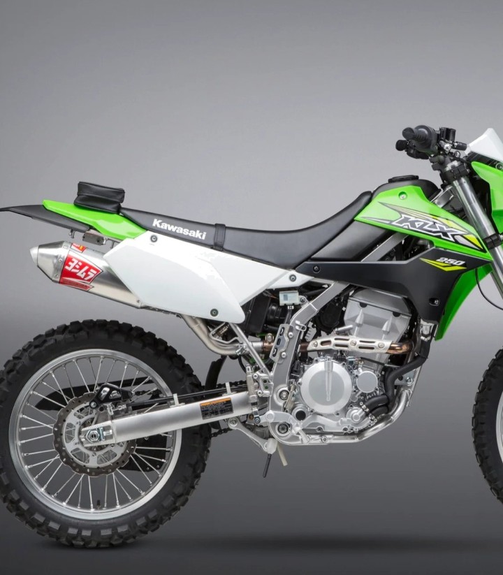 Escape Yoshimura RS-2 Aluminio con punta de acero para Kawasaki KLX 250 (09-24), KLX 300 (09-24) 14302bc350