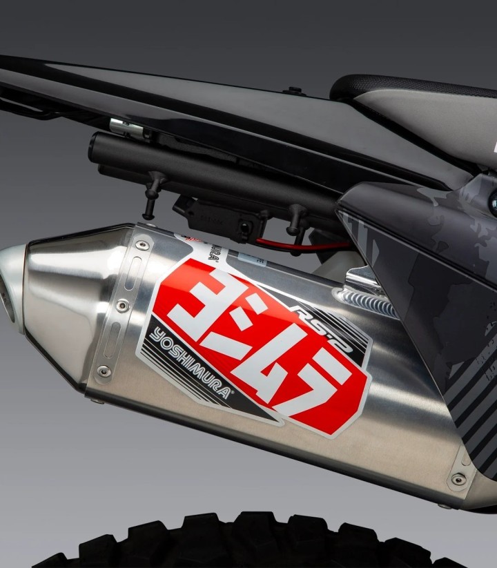 Escape Yoshimura RS-2 Aluminio con punta de acero para Kawasaki KLX 250 (09-24), KLX 300 (09-24) 14302bc350
