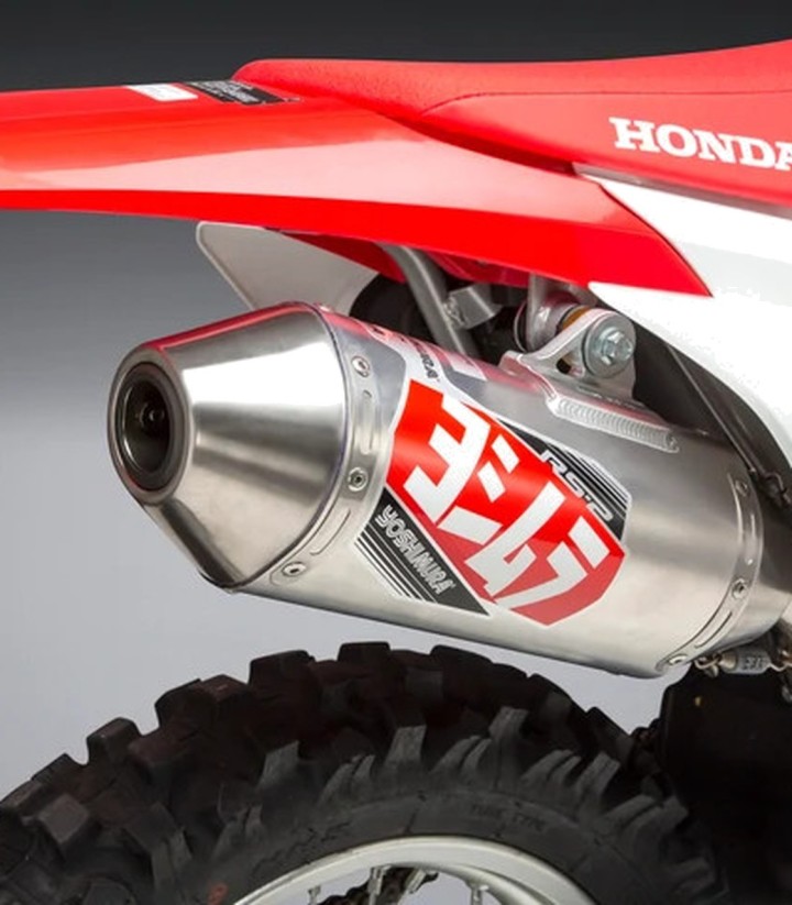 Komplettauspuffanlage Yoshimura RS-2 Aluminium mit Stahl-Endkappe für Honda CRF 250 F (19-24) 222500c350