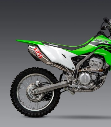 Escape Yoshimura RS-2 Aluminio con punta de acero para Kawasaki KLX 300 R (21-24) 243002c350