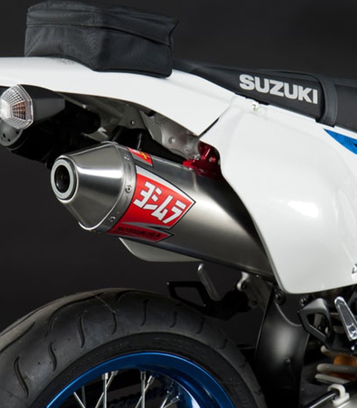 Escape completo Yoshimura RS-2 Oval Alumínio com ponta de aço para Suzuki DRZ 400 (00-23) 216600c350